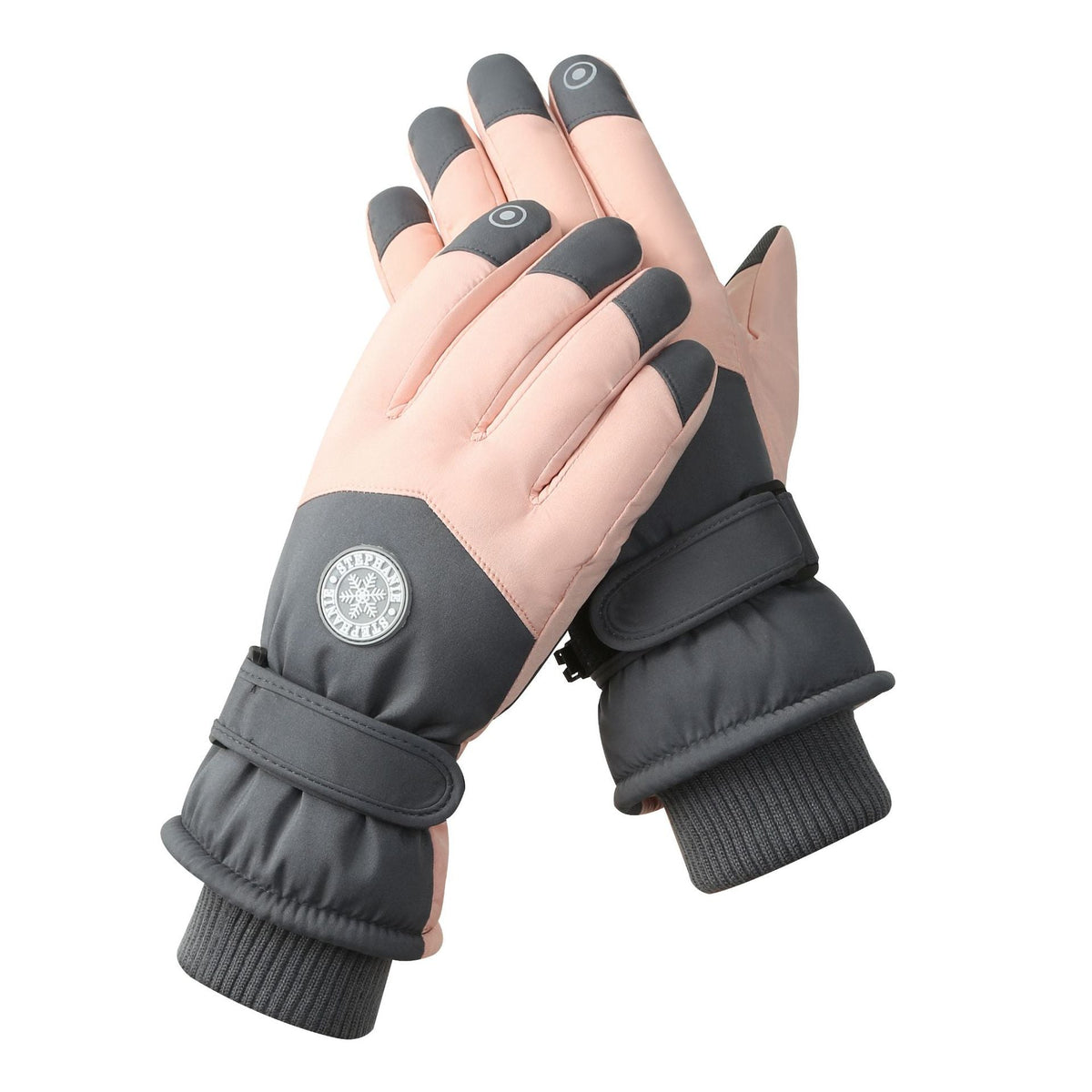 Winter New Ski Gloves Men Men Outdoor Cycling Touchscreen Warm Fleece Padded Gloves Waterproof Non-slip