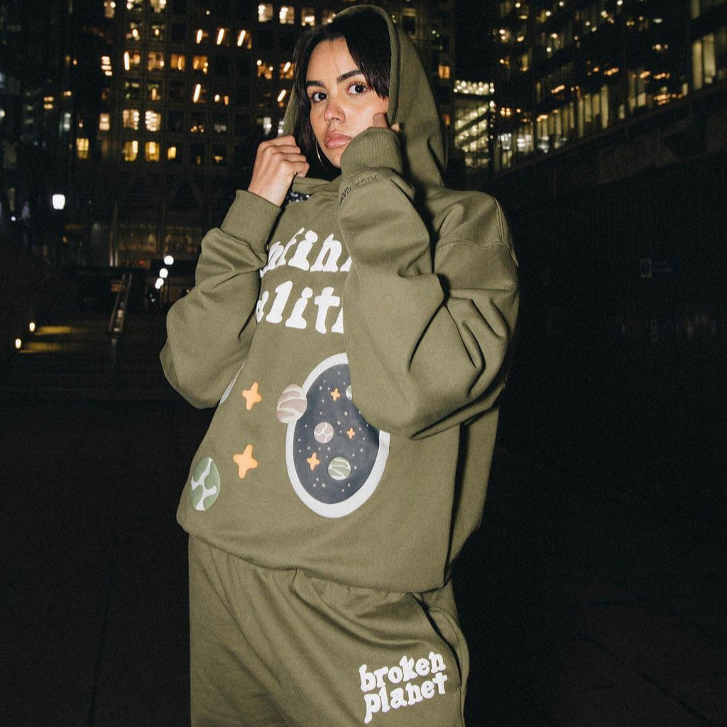Broken Planet Classic Jogging Khaki Green