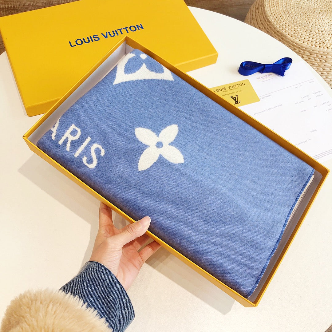 High-end, stylish rabbit hair blend scarf-9700