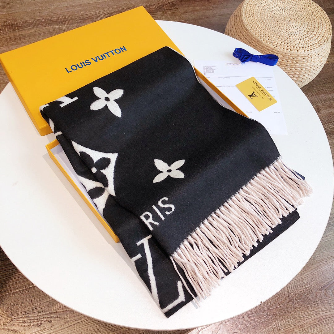 High-end, stylish rabbit hair blend scarf-9702